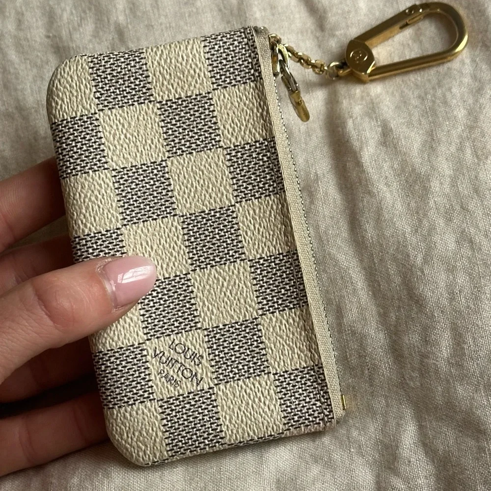💎 Louis Vuitton Damier Azur Key Cles DISCONTINUED! - Picture 2 of 8